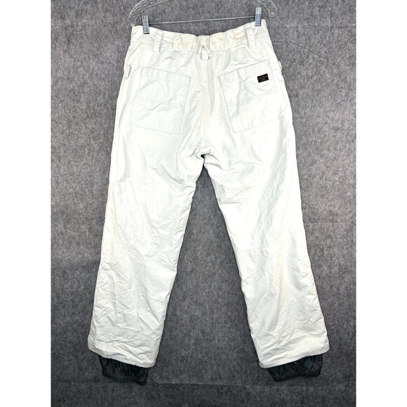 Burton Women’s Size Medium Ivory/Tan Water Resistant Ski Snowboarding Pants - Picture 4 of 12